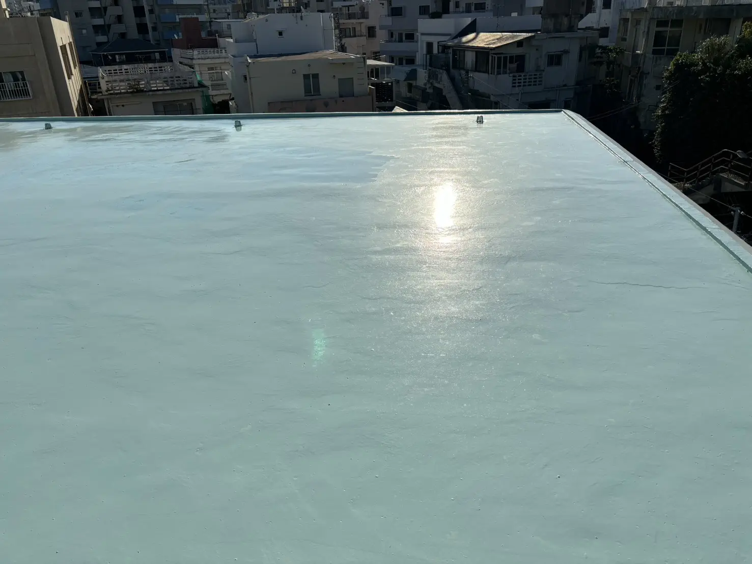 沖縄のリフォーム・那覇のリフォーム施工後の写真:外壁防水塗装工事