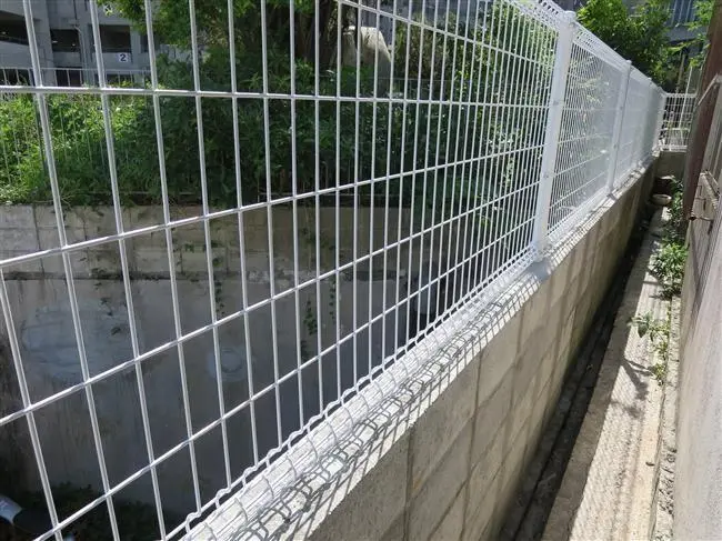 沖縄のリフォーム・那覇のリフォーム施工後の写真：台風被害によるブロック・フェンスの修繕