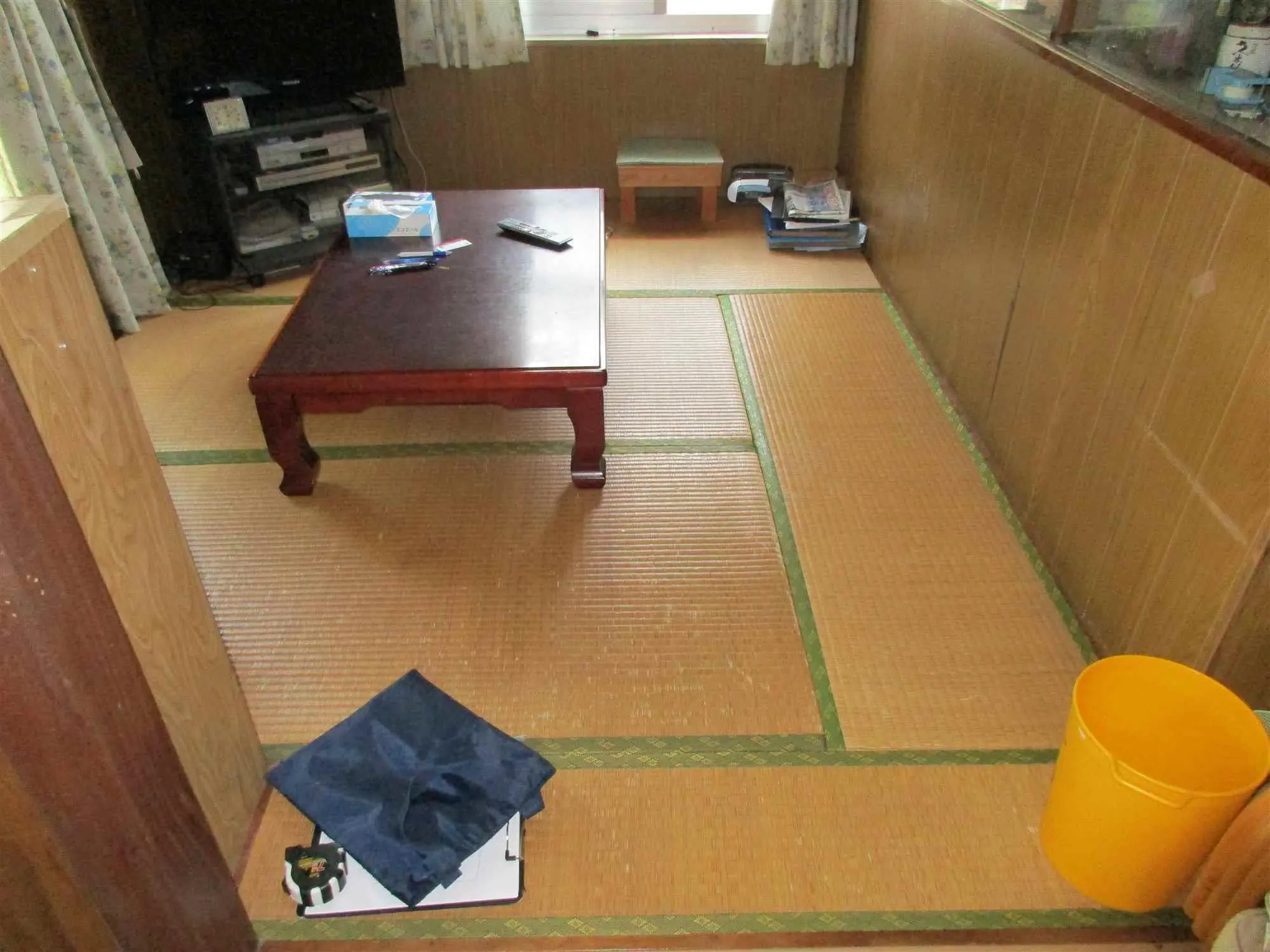 沖縄で施工したリフォーム・那覇で施工したリフォーム施工前の写真:部屋の改装工事
