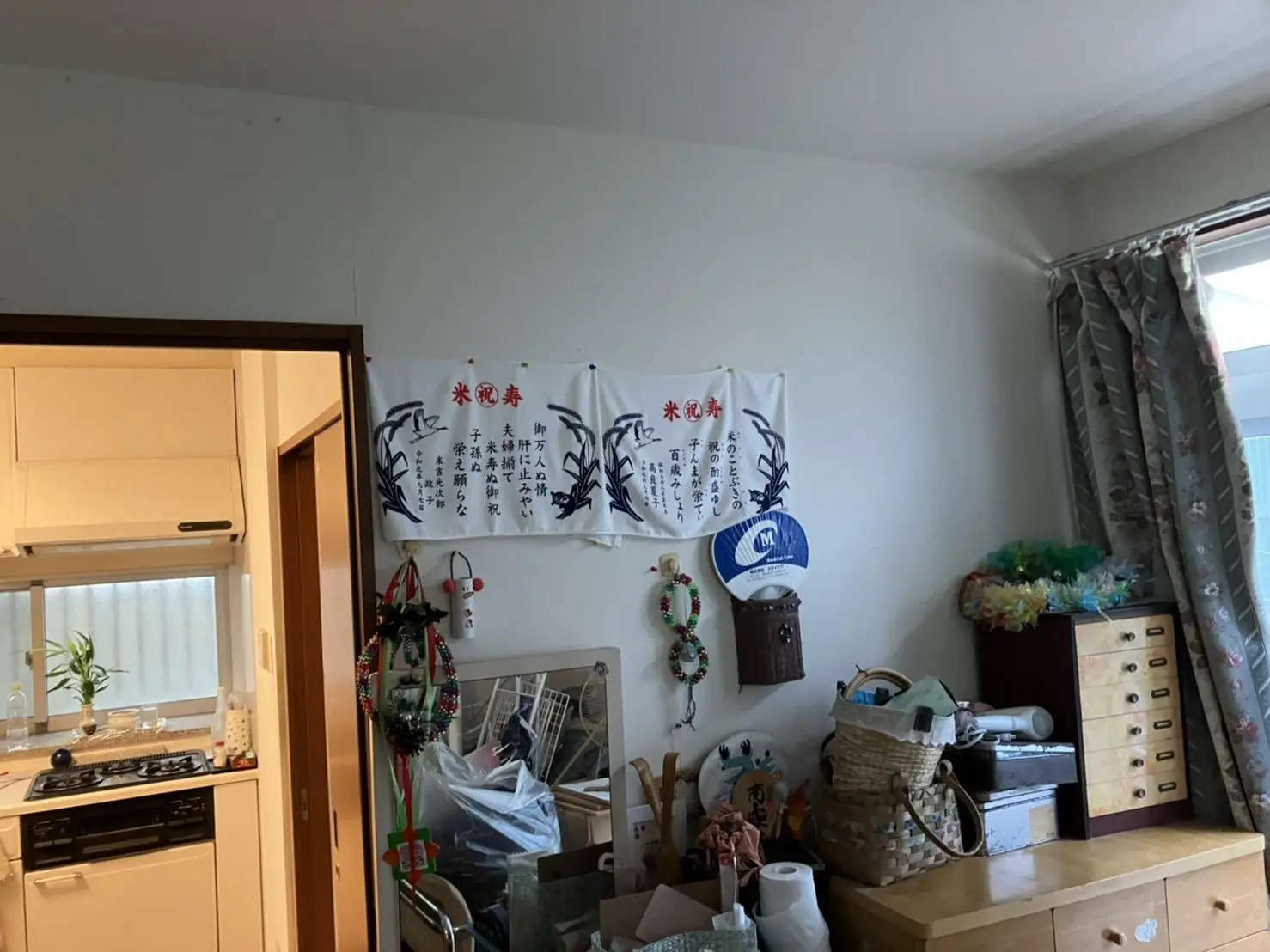 沖縄で施工したリフォーム・那覇で施工したリフォーム施工前の写真：住宅の一部を美容室へ改装