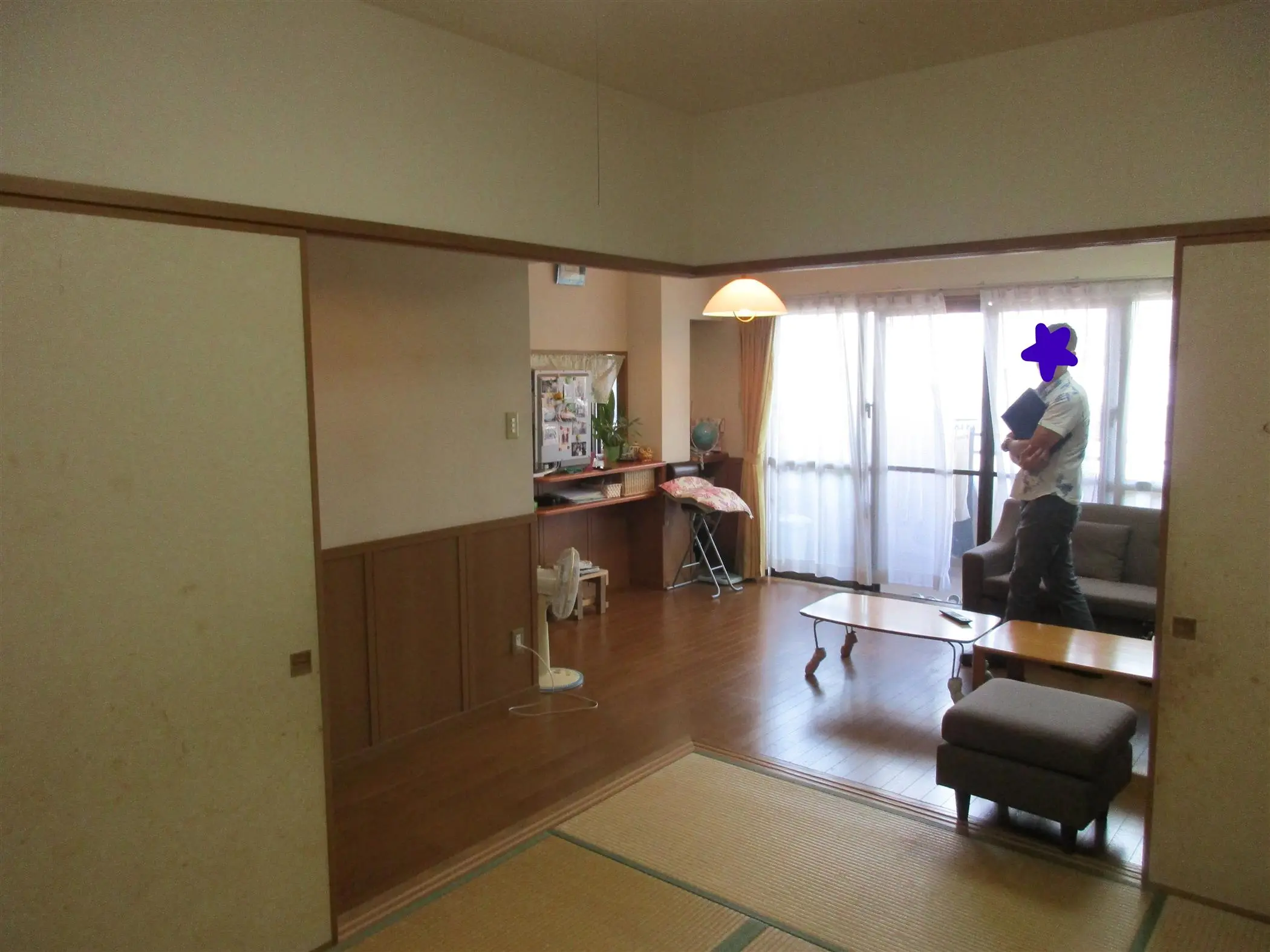 沖縄で施工したリフォーム・那覇で施工したリフォーム施工前の写真:T邸マンション内装工事