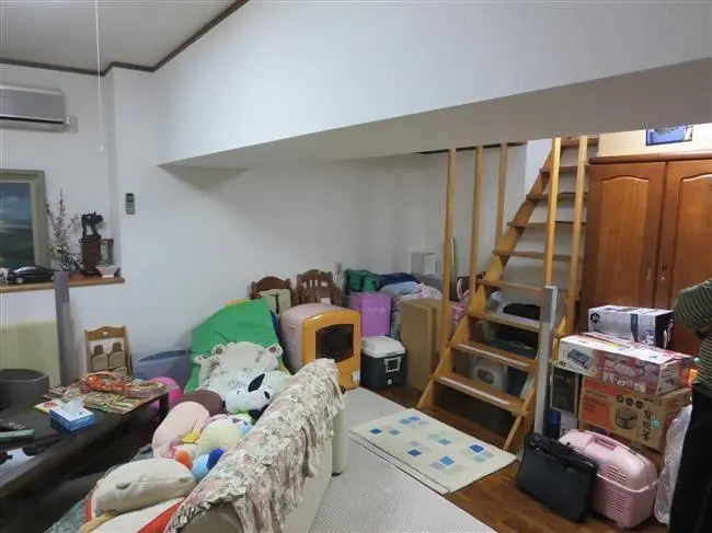 沖縄で施工したリフォーム・那覇で施工したリフォーム施工前の写真：N邸部屋造作工事・棚造作工事